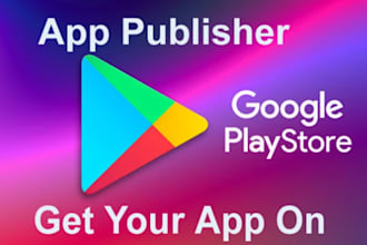 publish or upload google play store  rent out playstore console  IOS app