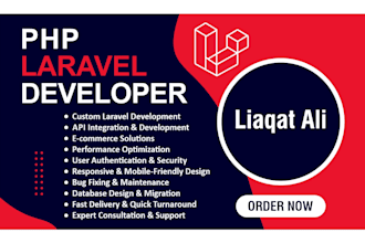 create customize or fix your laravel project