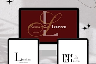 design you an aesthetic logo and thank you card set