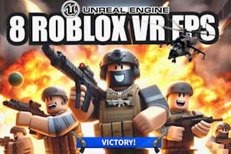 create a professional roblox map build game models develop ai lua scripter gui