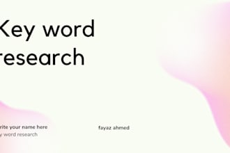 do kgr keyword research to rank your website fast