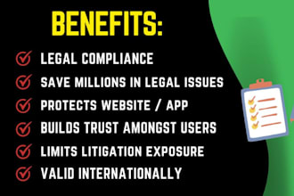 write legal contracts nda agreements terms and conditions privacy policy