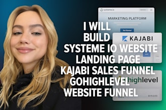 do online course website on systeme io kajabi sales funnel landing page podia fo