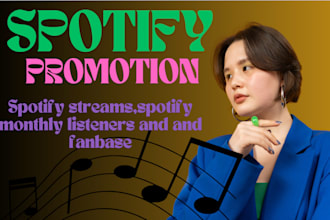 do spotify streams,spotify monthly listeners and and fanbase