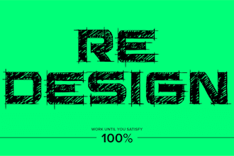 create, recreate, redesign, revamp, retrace, modify, fix or edit logo design