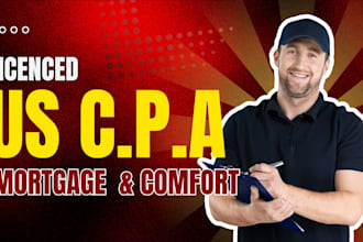prepare mortgage letter, cpa comfort letter, us certified public accountant