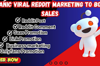 promote your book app music ecom saas business website with reddit marketing