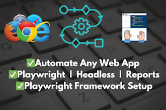 automate your website or web app using playwright