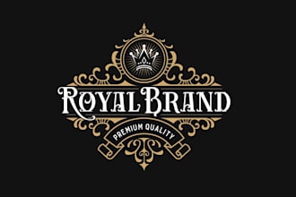 create exclusive and marvelous crown logo design