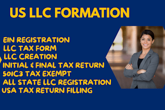 register US llc wyoming, delaware non USA resident llc ein registration