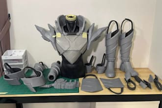 3d cosplay helmet creation cosplay knight armor model wearable halloween  mask