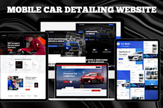 design a mobile car detailing website to get you more bookings