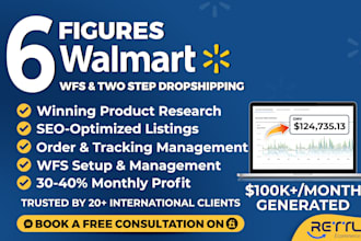 do walmart 2 step dropshipping and walmart wfs store management, walmart VA