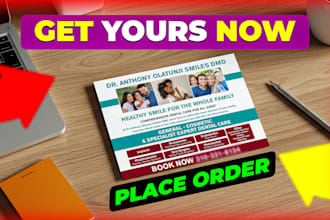 design premium postcard, mailer or thank you card