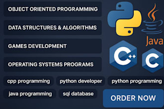 script java python bot c cpp sql database coding programming assignments, tasks