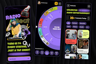 build live radio streaming app, radio station app, internet radio app