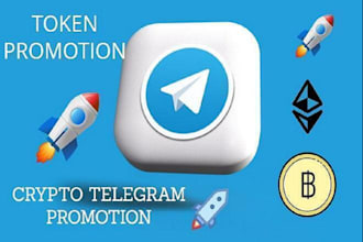 promote your business to active telegram crypto and niche groups