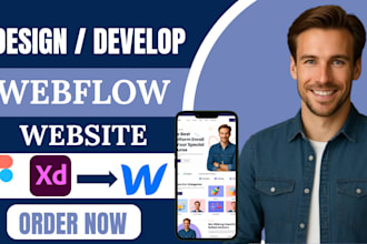 design or develop, responsive webflow website from figma to webflow