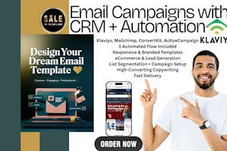 create email marketing campaigns in klaviyo mailchimp  activecampaign convertkit