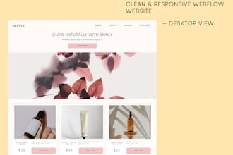 responsive webflow website design