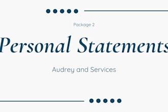 edit and proofread your personal statement
