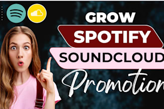 increase your soundcloud spotify followers and streams,monthly listeners