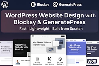 design blocksy website, generatepress astra pro, kadence, hello elementor theme