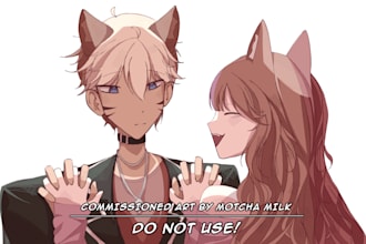 draw beautiful anime style, fanart, and original character