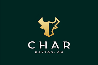 create high quality dogs, cats, pets cartoon logo