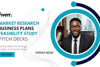 do feasibility study reports, market research and business plans