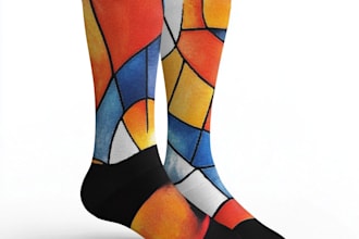do a unique socks design for your brand