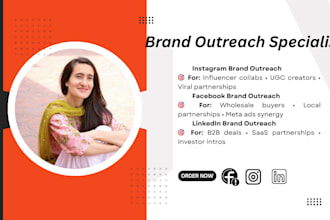 be your brand outreach specialist