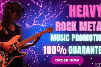 promote your heavy rock metal to active metal heads