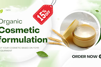 formulate beauty cosmetic formulations, skincare, haircare and bodycare product
