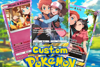 draw pokemon card illustration, tarot card, tcg pokemon trainer, pokemon art