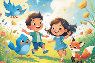 illustrate children story book illustration children story book illustration