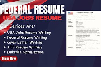 deliver ats federal resume writing service, usajobs CV