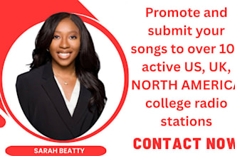 promote and submit your songs to over 10k active us uk college radio stations
