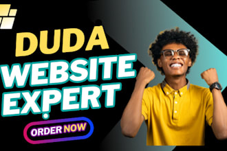 create duda website, wordpress, wix, weebly website for your business
