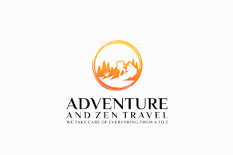 design an adventure, outdoor, nature, and camp logo