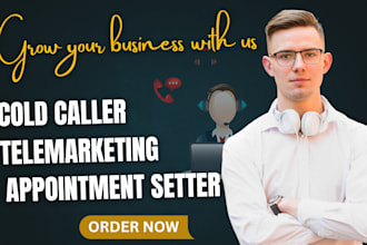 do b2b cold calling telemarketing, appointment setting and telemarketing manager