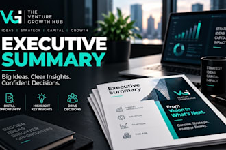 create your executive summary or investment teaser