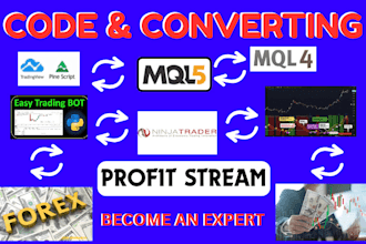 code and convert tradingview pinescript metatrader ninjatrader thinkorswim