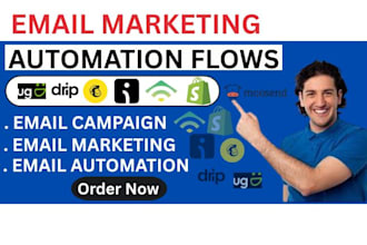 setup email marketing campaign automation via moosend ominsend engagebay vbout