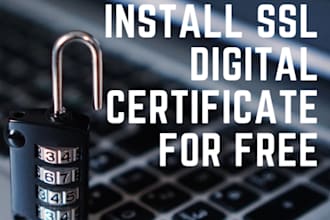 help you to install lets encrypt free ssl,autorenew with green padlock