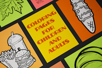 create custom coloring pages for children and adults