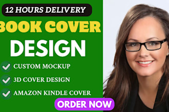 design fast eye catchy interesting book cover elegant ebook paperback