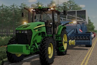 create custom farming simulator 19, 22, 25 mods, pallets and scripts