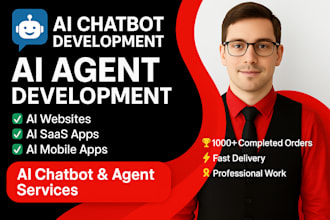 build ai website, ai chatbot, ai app, ai saas app, website chatbot, ai software