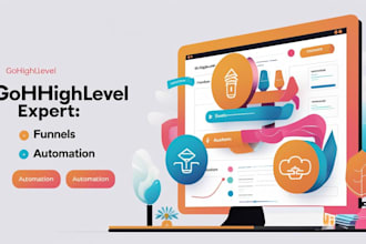 set up go high level funnels, gohighlevel landing pages as ghl expert